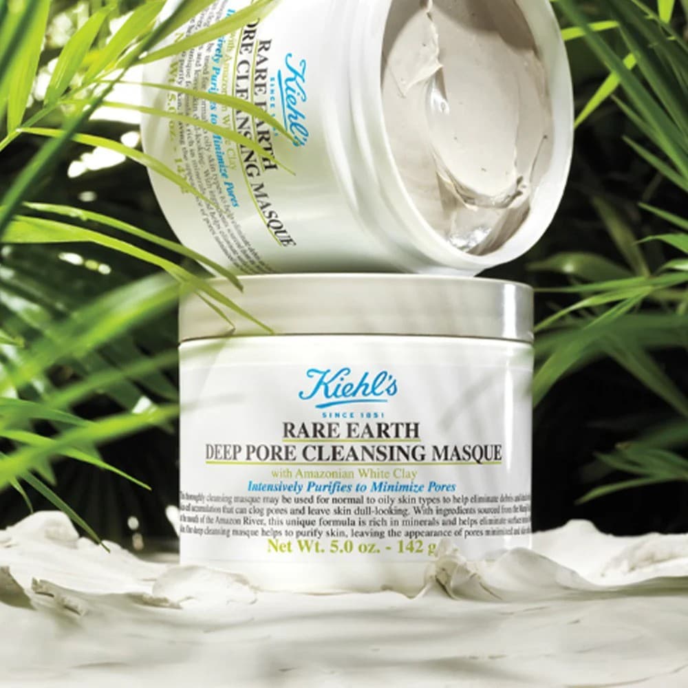 ماسک پاکسازی عمقی و کاهش منافذ باز خاک رس کیلز kiehls rare earth deep pore cleansing mask مناسب پوست چرب حجم 125 میلی لیتر — تصویر ۷