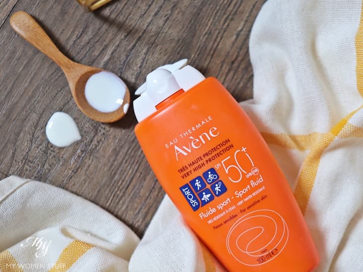 کرم ضدآفتاب ضدآب اون مدل فعالیتهای ورزشی Avene Sport Fluid SPF 50+مناسب انواع پوست حجم 100 میلیلیتر — تصویر ۴