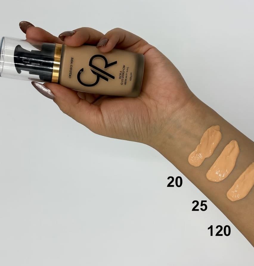 کرم پودر گلدن رز حاوی ویتامین E مدل Satin Smoothing مناسب برای انواع پوست بهویژه نرمال و خشک حجم 30 میلی لیتر — تصویر ۵