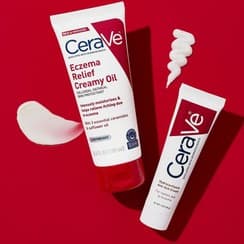 کرم ترمیم کننده صورت سراوی مدل CeraVe Eczema Relief Creamy Oil مناسب پوست های اگزما و خشک و خیلی خشک حجم 236 میلی لیتر — تصویر ۴