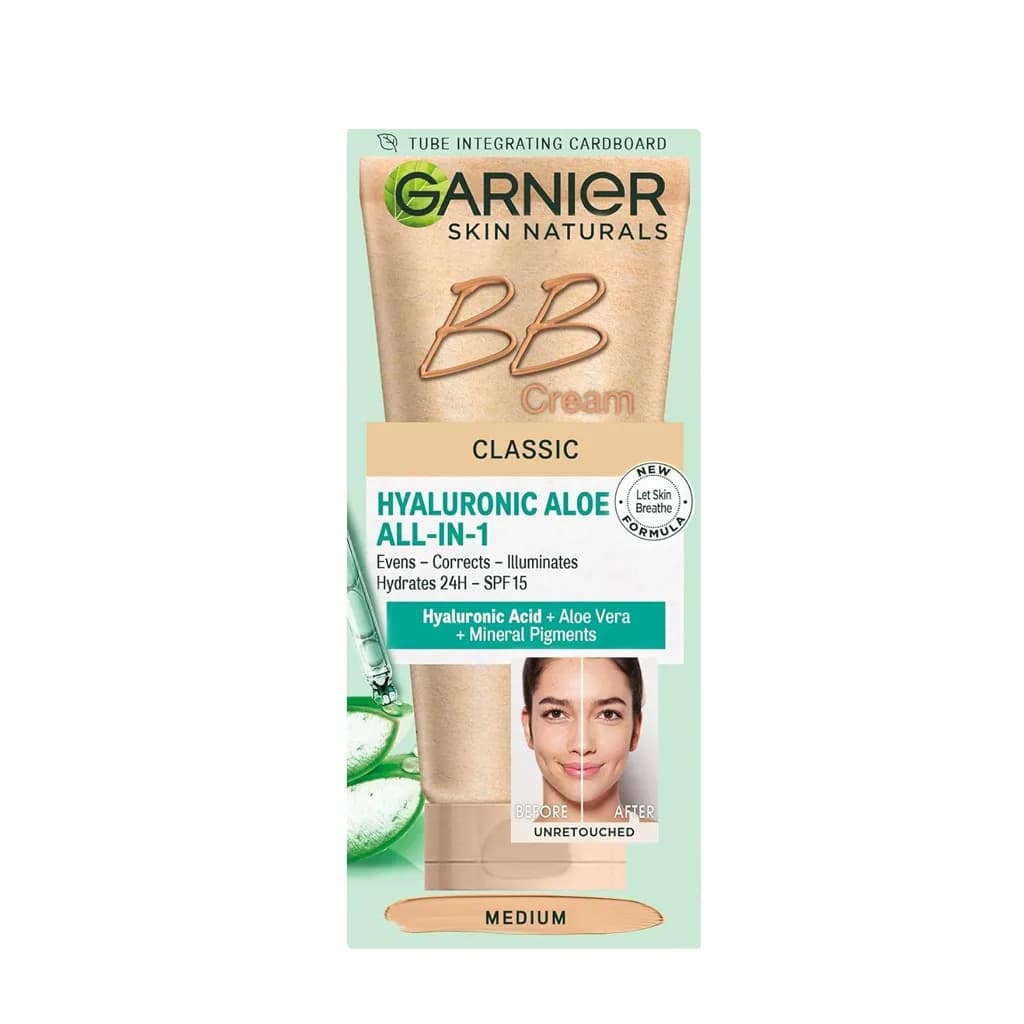 بی بی کرم کلاسیک مناسب برای انواع پوست رنگ MEdium گارنیر – Garnier