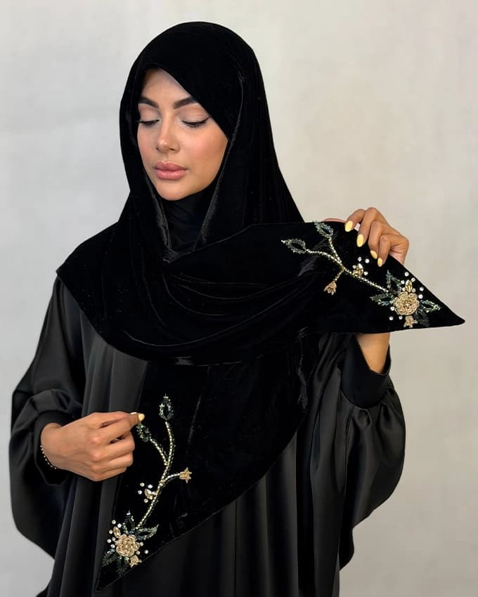 روسری مخمل ونوس ایتالیا سوگل — تصویر ۲
