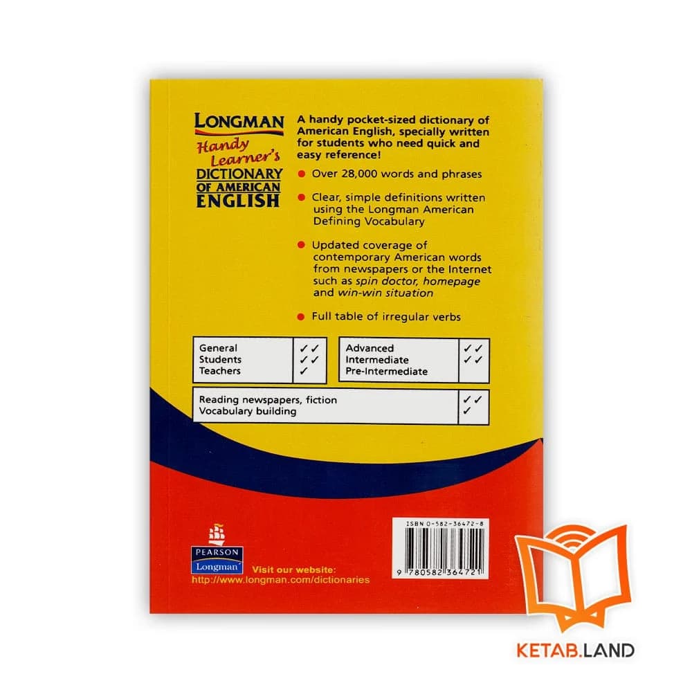 کتاب Longman Handy Learner’s Dictionary — تصویر ۲