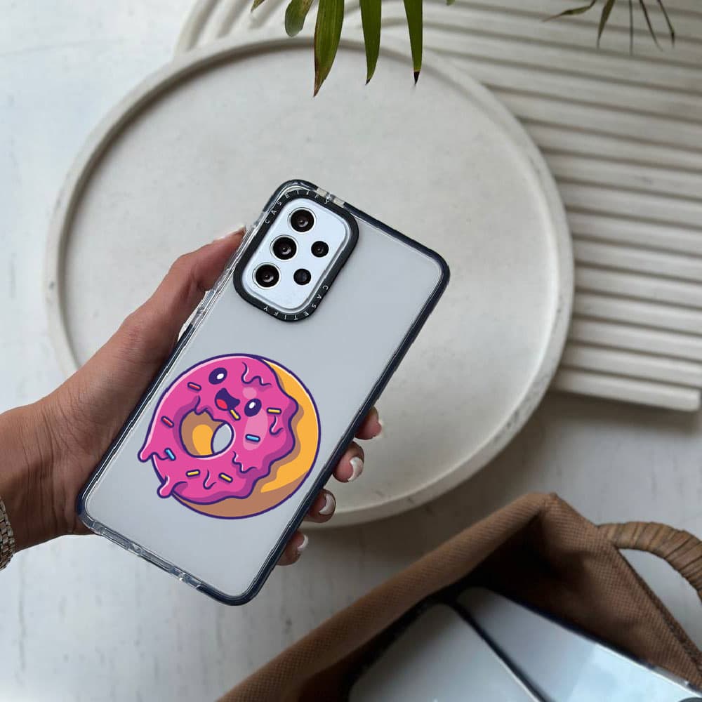 قاب شفاف چاپی سفارشی (کد 0145) مدل دونات – DONAT مناسب برای گوشی موبایل شیائومی ردمی Xiaomi Redmi Note 8 / Note 8 Pro / Note 9 / Note 9S / Note 9 Pro / Note 10 Pro / Note 10 Pro Max / Note 11S / Note