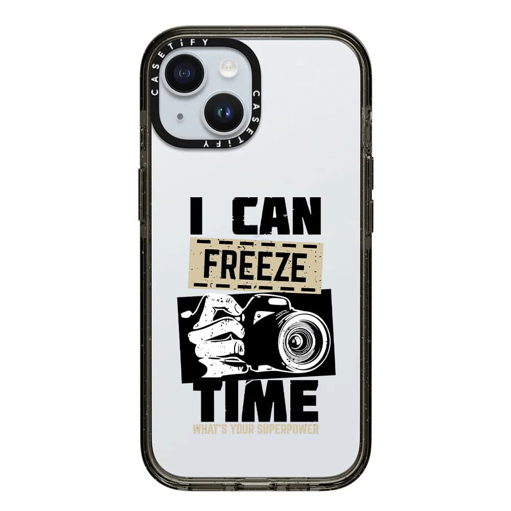 قاب شفاف چاپی سفارشی (کد 0146) مدل i can freeze time مناسب برای گوشی موبایل سامسونگ Galaxy A06 / A10S / A12 / A13 / A14 / A15 / A16 / A20 / A21S / A22 4G / A22 5G / A23 / A24 / A30 / A30S / A31 / A32 — تصویر ۲