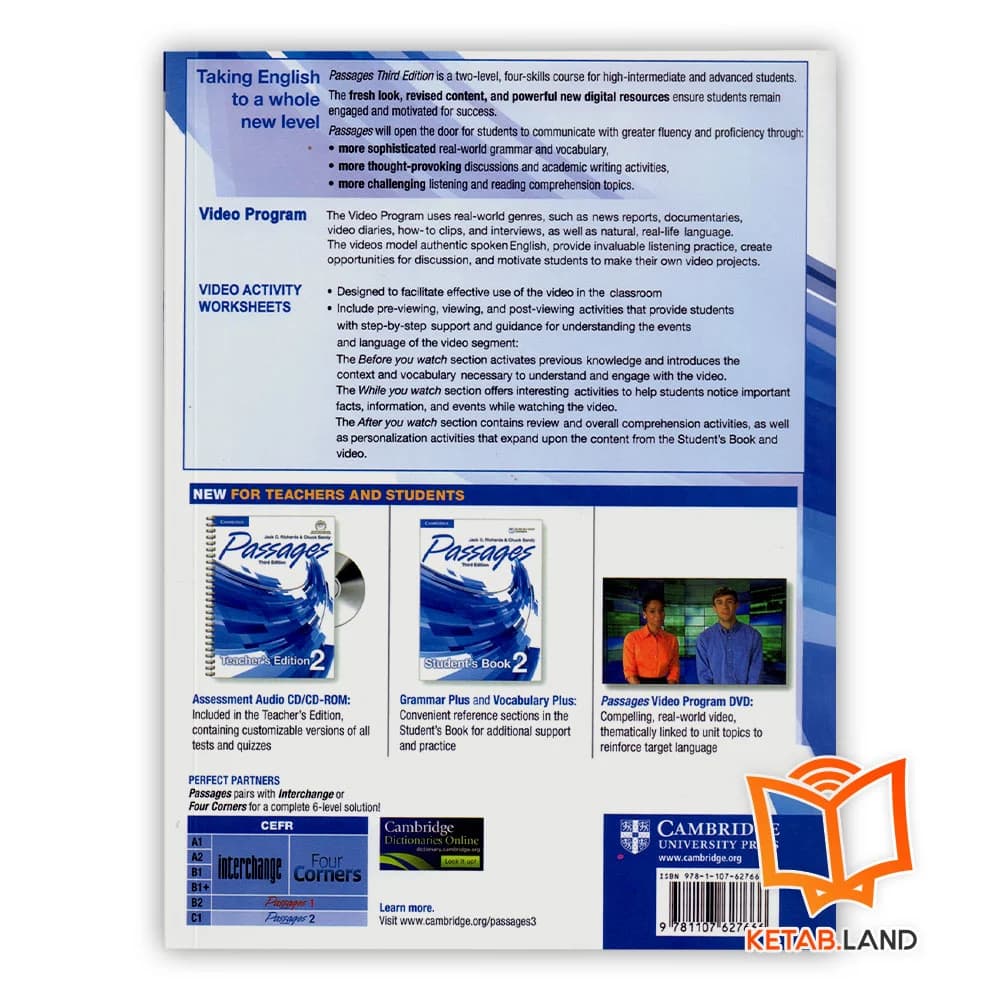 کتاب Passages Video Activity Worksheets 3rd — تصویر ۲