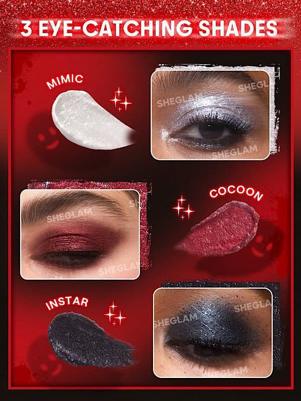 ژل گلیتر Crystal Flutter کالکشن Crimson Butterfly رنگ Mimic شیگلم SHEGLAM — تصویر ۳