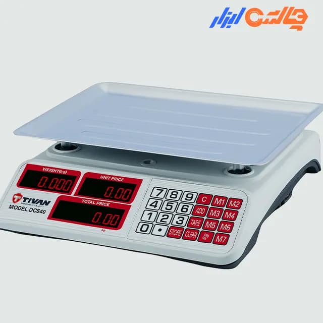 ترازو فروشگاهی دیجیتال 40 کیلوگرمی تیوان مدل DCS40