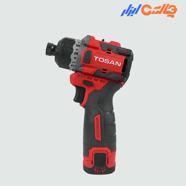 پیچ‌گوشتی شارژی براشلس ۱۶ ولت توسن مدل 9516BS