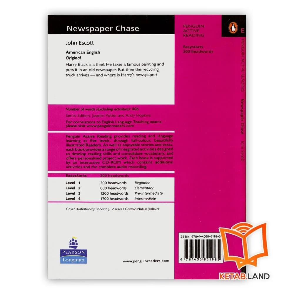 کتاب Newspaper Chase Penguin Easystarts — تصویر ۲