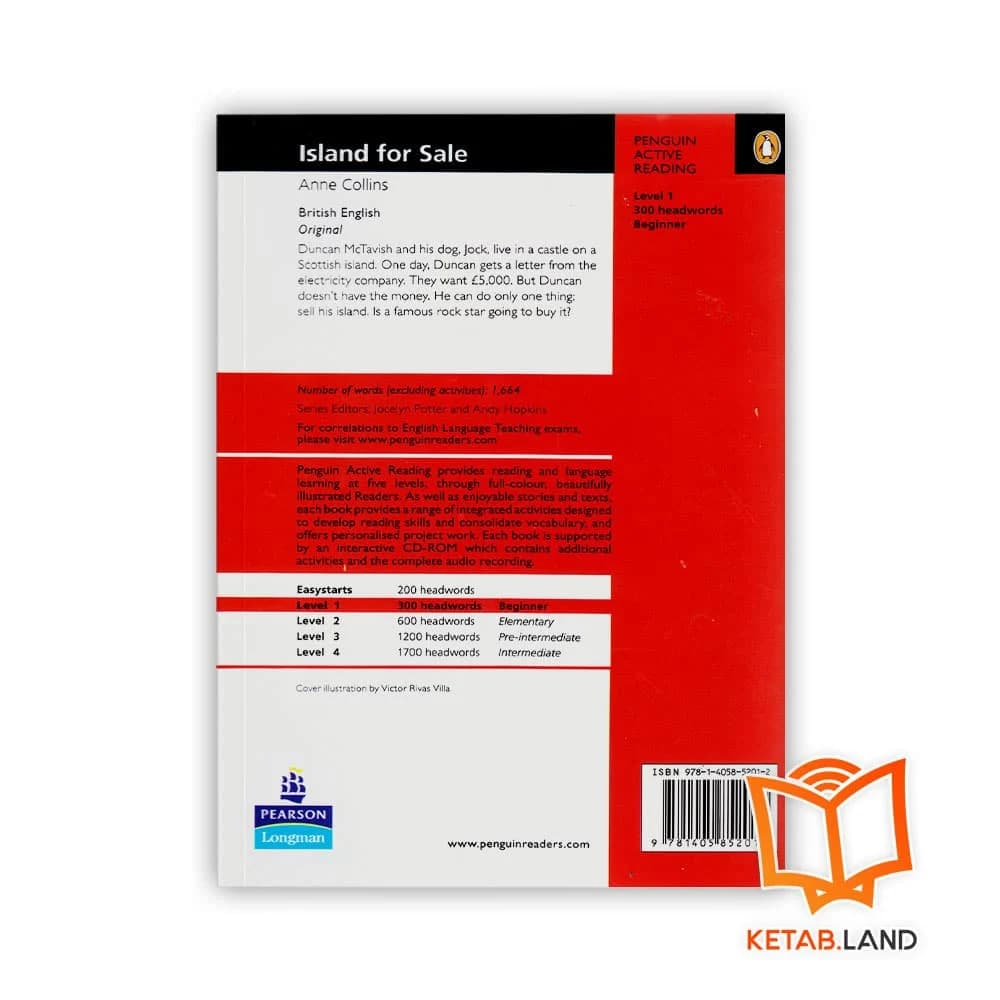 کتاب Island for Sale Penguin Level 1 — تصویر ۲