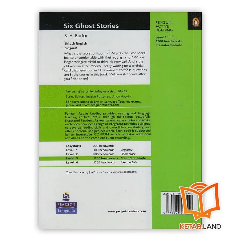 کتاب Six Ghost Stories Penguin Level 3 — تصویر ۲
