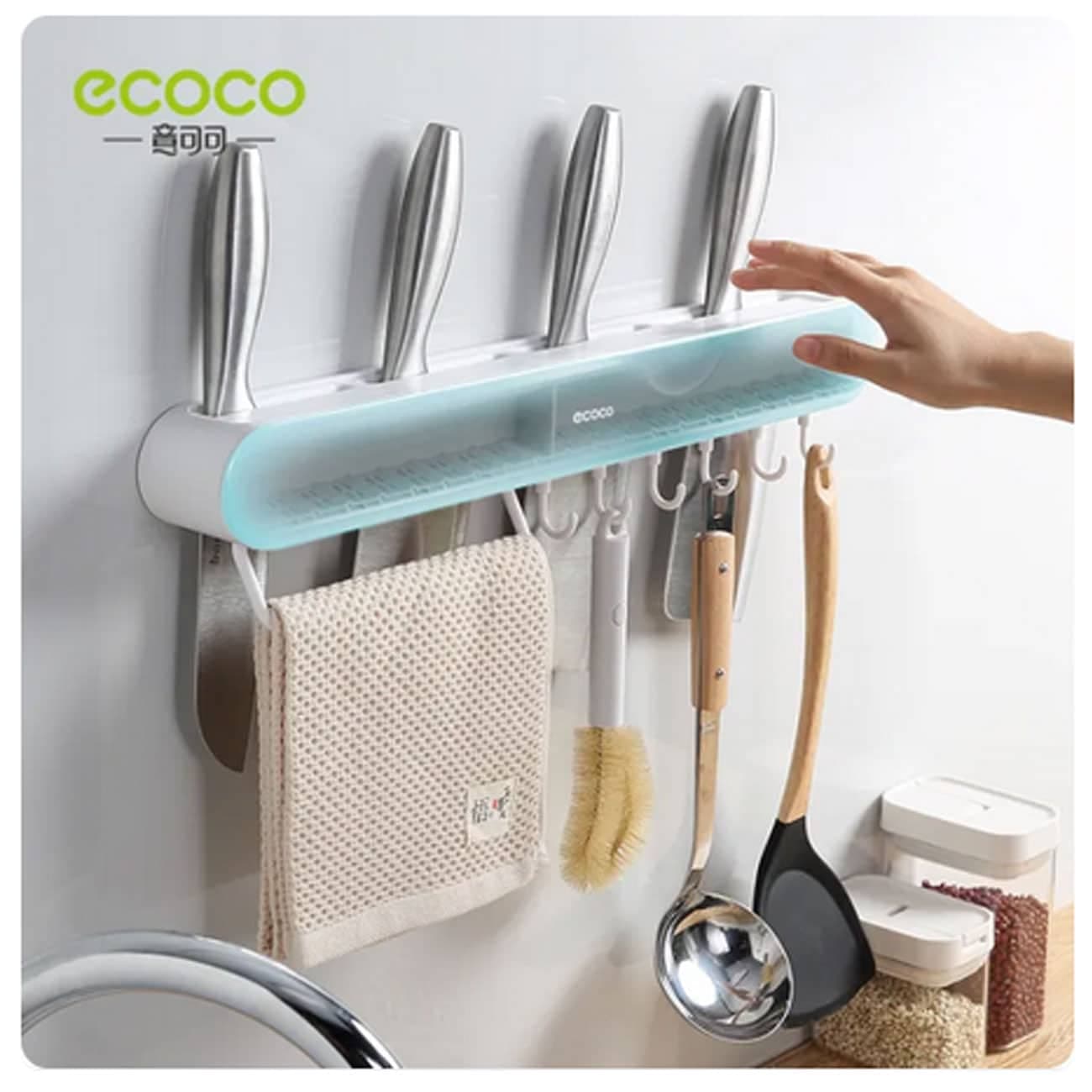 جا ابزار آشپزخانه اکوکو Ecoco مدل E2027 مناسب چاقو و ابزار — تصویر ۴
