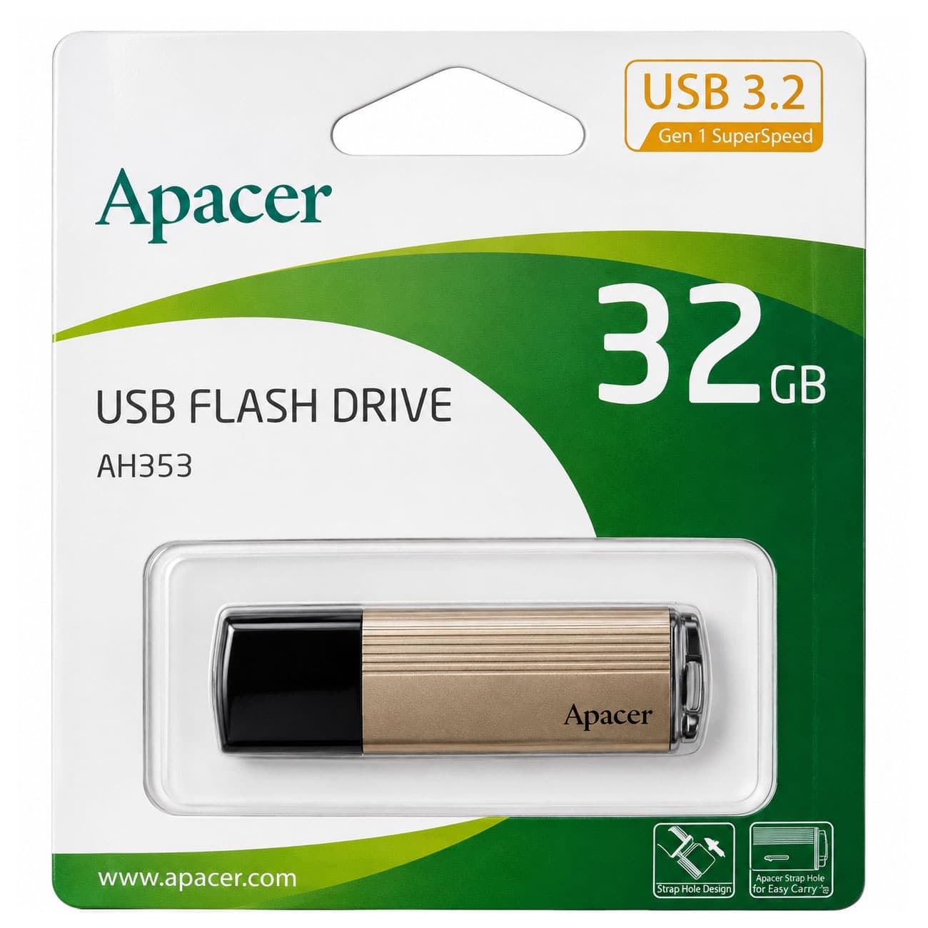 فلش مموری اپیسر Apacer مدل AH353 ظرفیت 32 گیگابایت USB 3.2 Gen1 — تصویر ۷