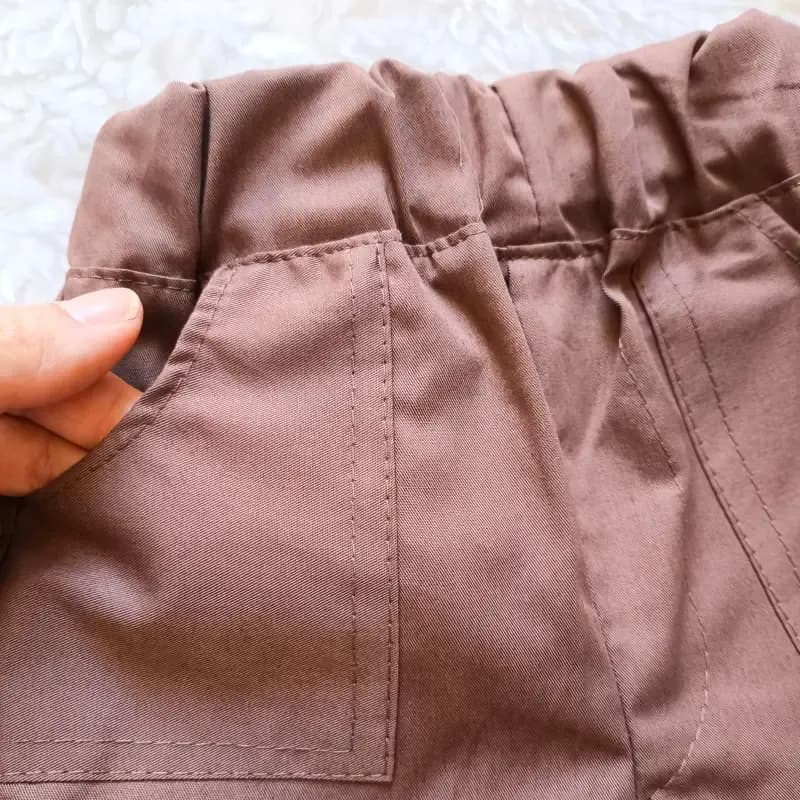 ست بلوز شلوار نوزادی پسرانه راه راه تدی کلاهدار — تصویر ۵