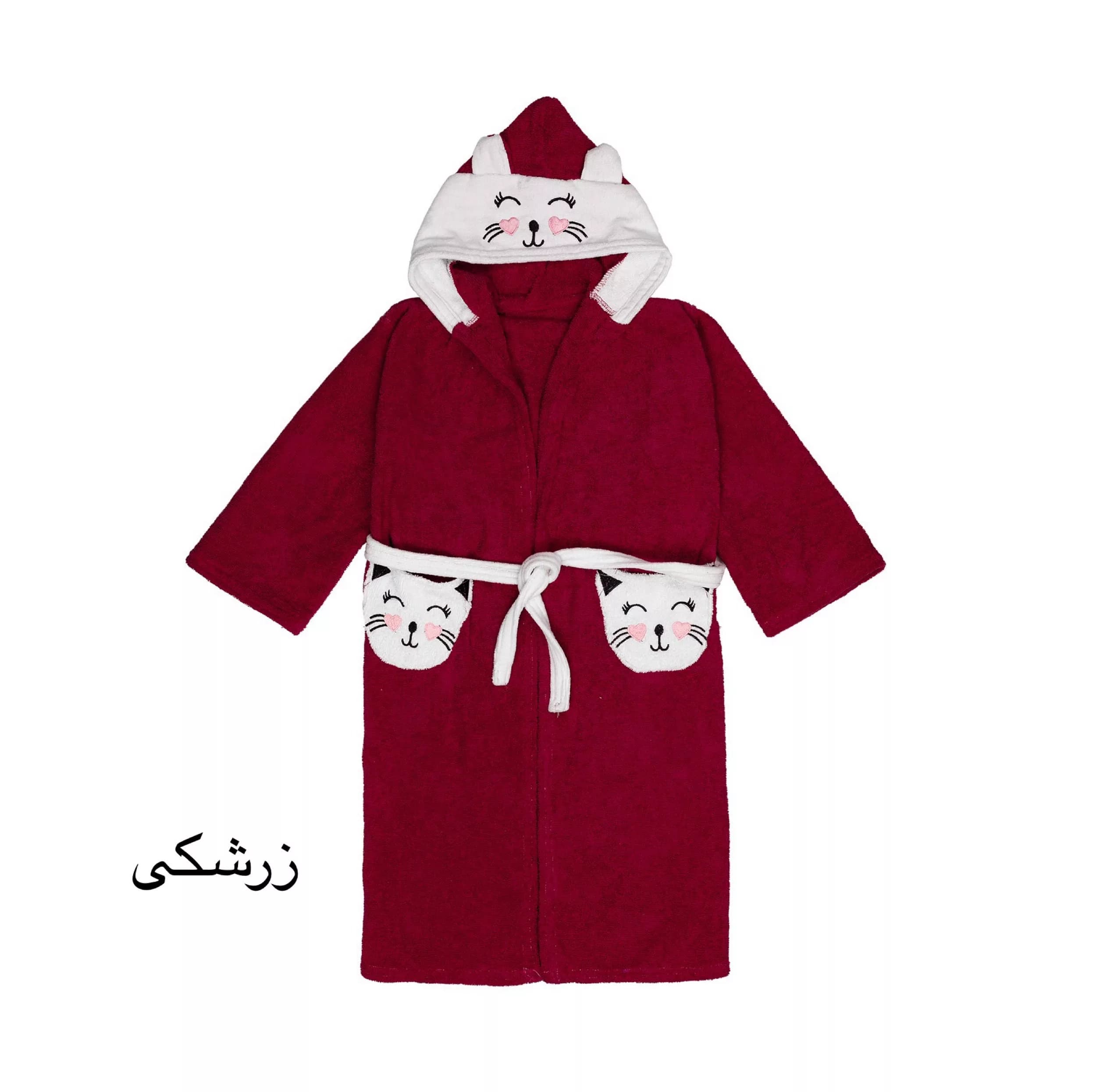 حوله پالتویی کودک هنرمند مدل cat سایز ۹۰×۸۰ سانتی متر — تصویر ۷