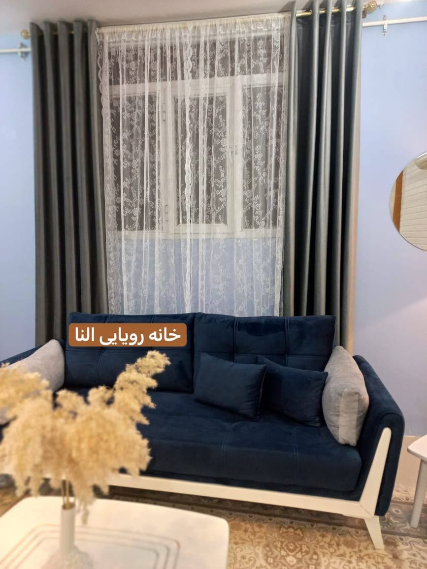 پرده توری سفید ترک — تصویر ۸