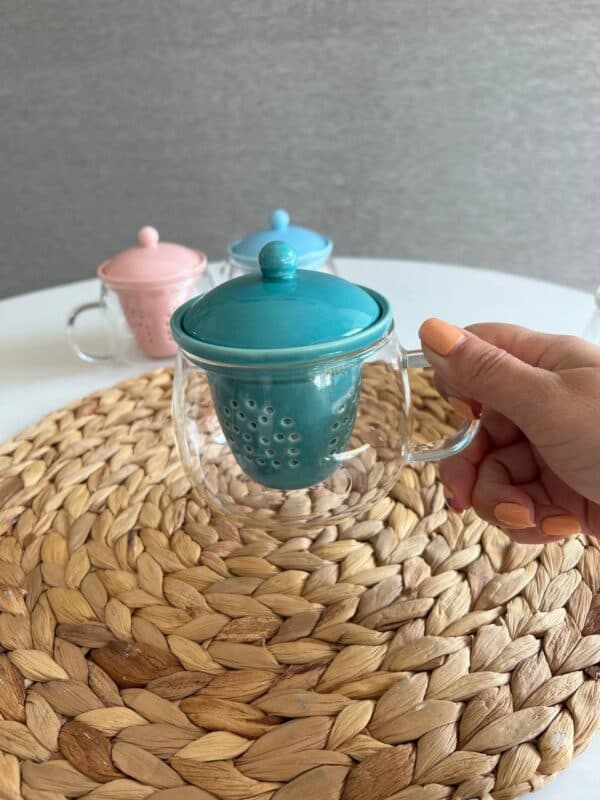 فنجان دمنوش پیرکس صافی چینی — تصویر ۲