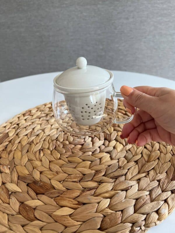 فنجان دمنوش پیرکس صافی چینی — تصویر ۵