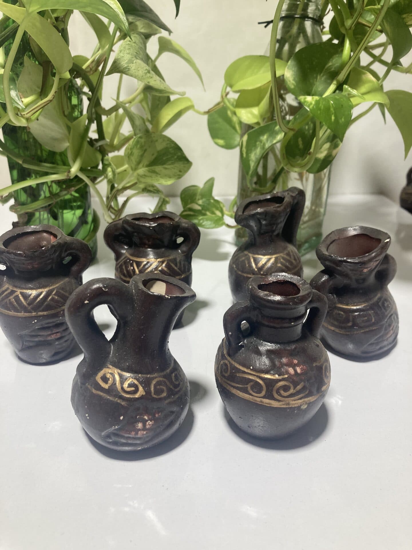 کوزه سفالی کوچک تکی