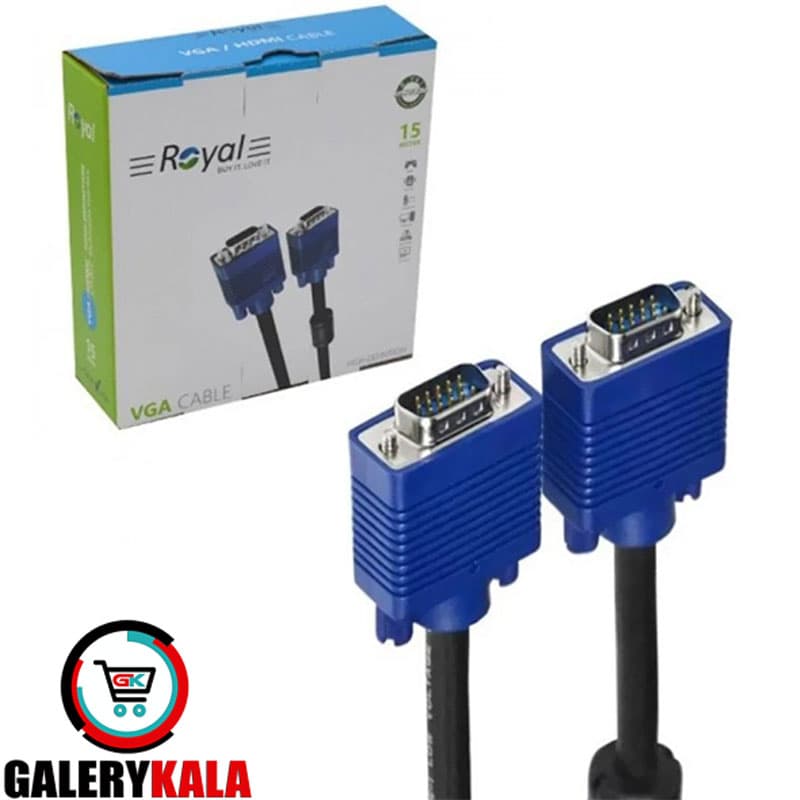 کابل 4+3 VGA رویال به طول 15 متر