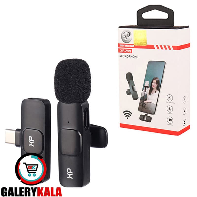 میکروفون یقه ای بی سیم تایپ سی XP مدل XP-Z9N