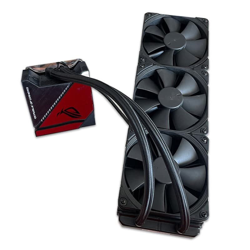 خنک کننده پردازنده ASUS ROG Strix RYUJIN 360 RGB استوک — تصویر ۲
