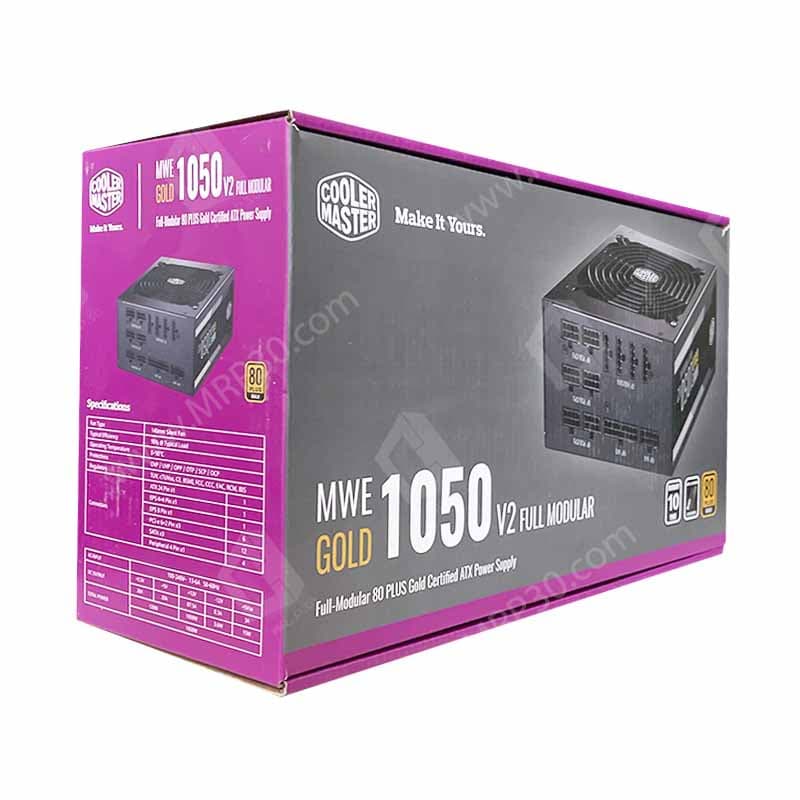 پاور 1050 وات کولرمستر Cooler Master MWE Gold 1050W استوک گارانتی تا 1406/06 — تصویر ۷