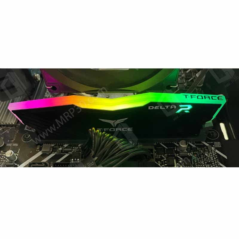 رم تیم گروپ 8 گیگ TeamGroup T-Force Delta RGB 8GB DDR4 3200Mhz استوک