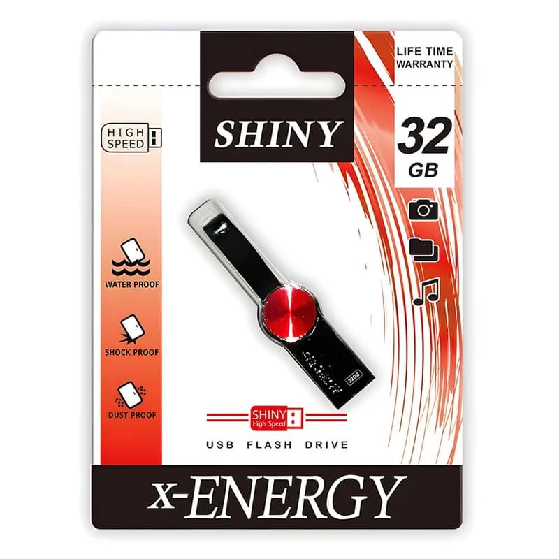 فلش مموری ایکس انرژی Shiny ظرفیت 32 گیگابایت | فلش USB شاینی