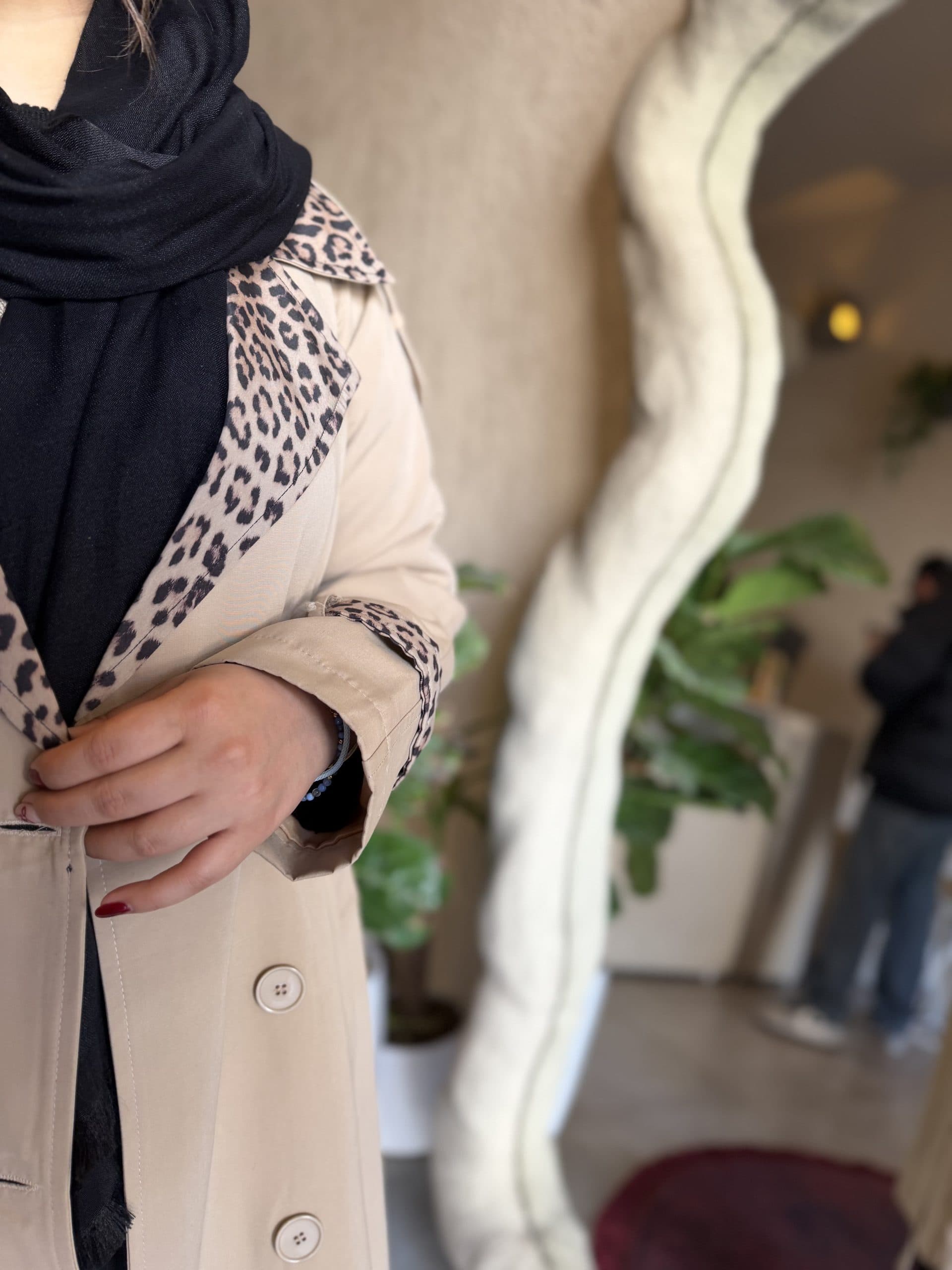 بارانی یقه انگلیسی ترک — تصویر ۲