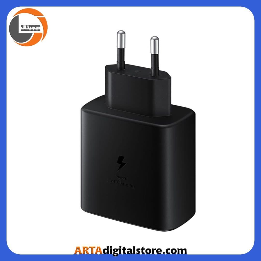 شارژر 45 وات سامسونگ به همراه کابل Samsung Adapter Type-C 45W With Cable Black — تصویر ۳