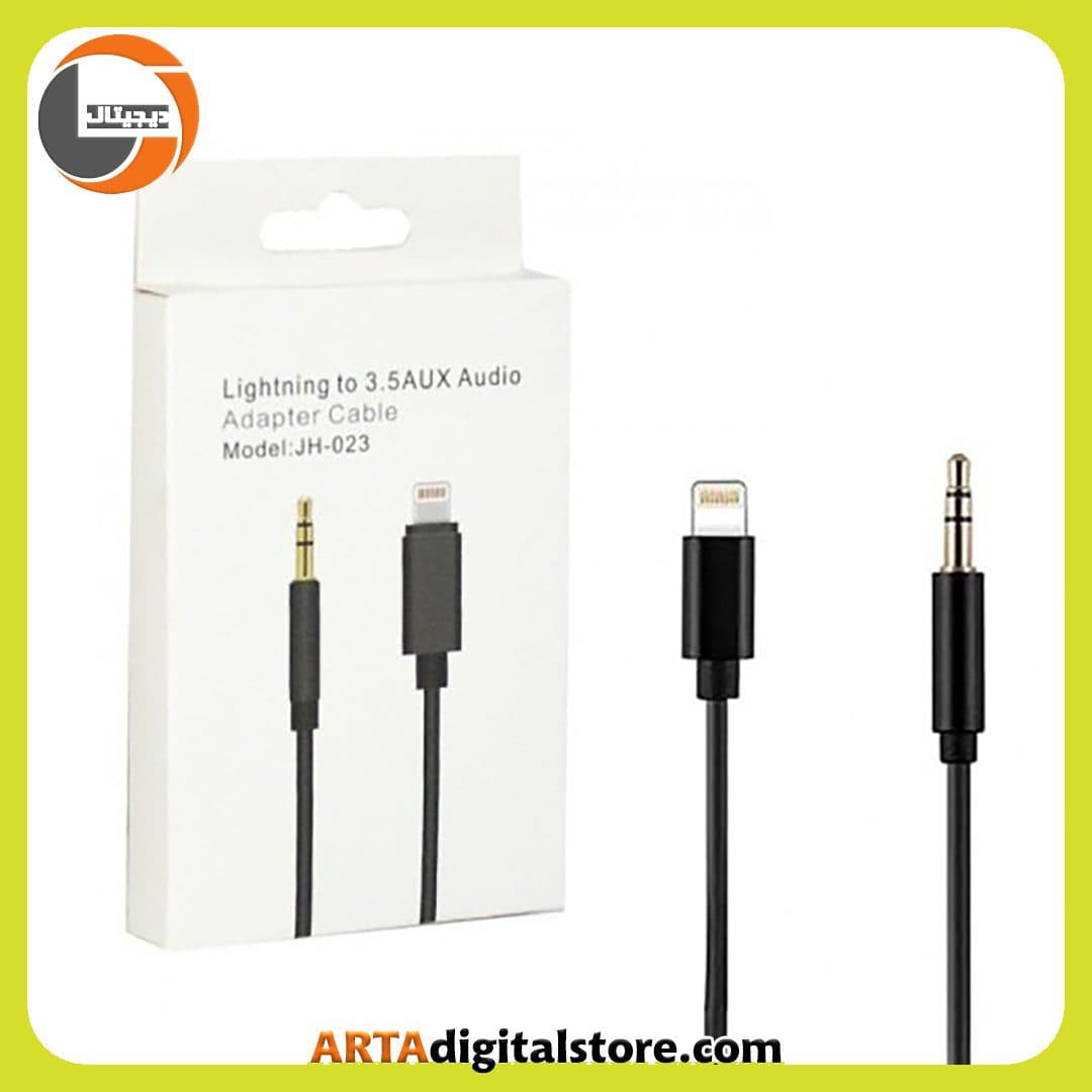 کابل تبدیل Lightning to AUX Jack 3.5 Black — تصویر ۲