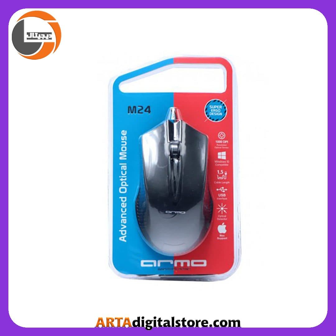 موس آرمو Mouse Armo M24 Black — تصویر ۲