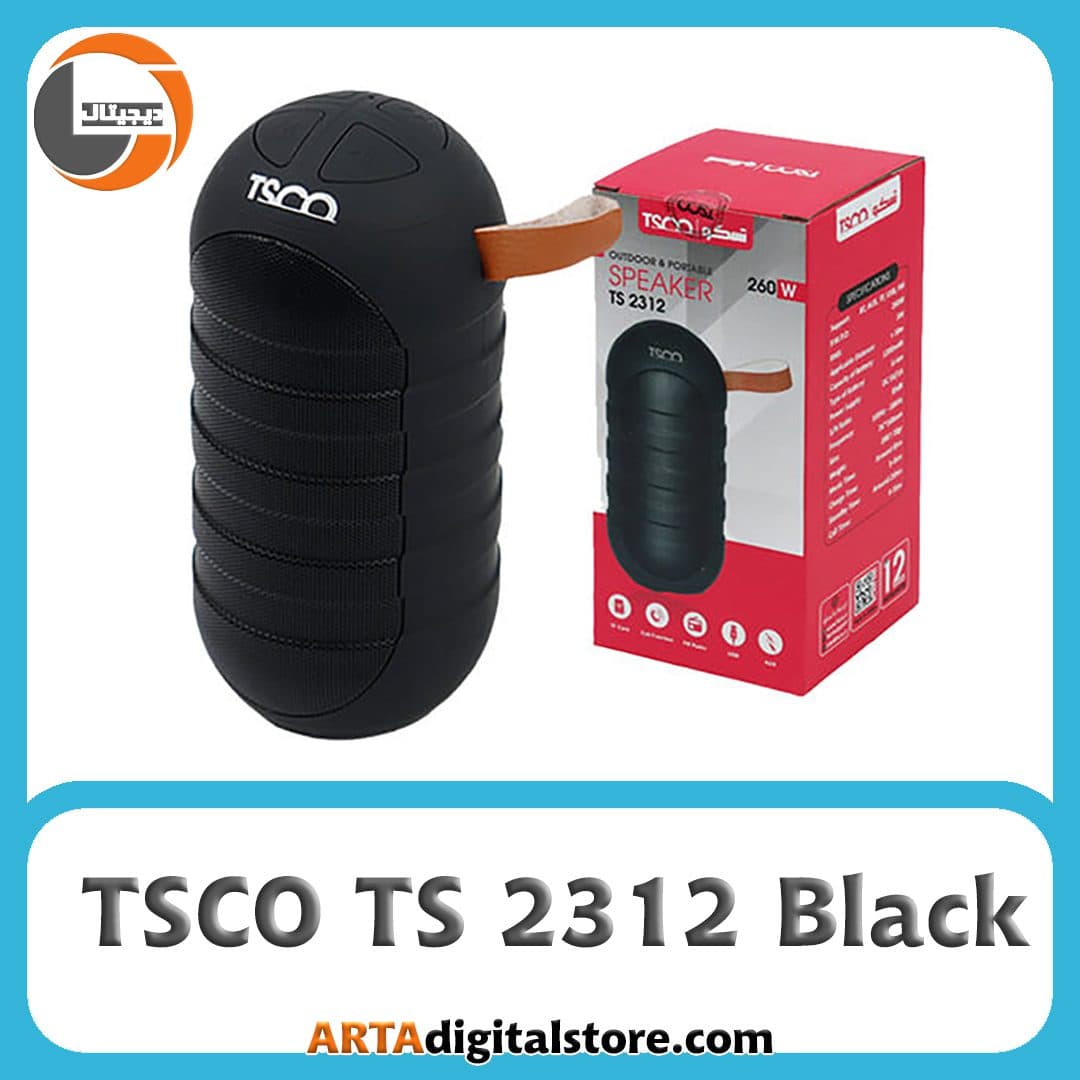 اسپیکر بلوتوثی تسکو TSCO TS 2312 Black