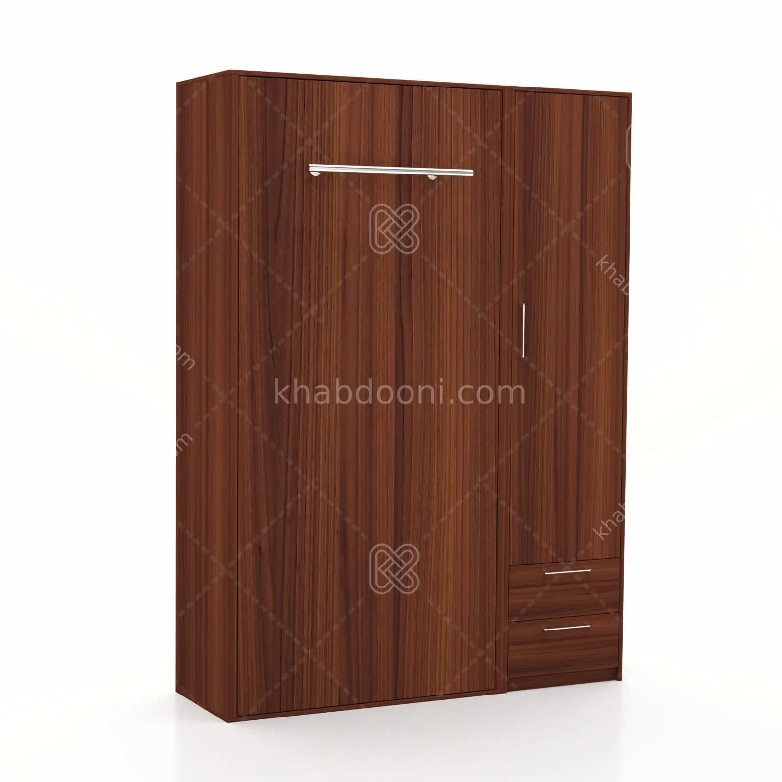 تخت تاشو عمودی تک نفره طول 155 کد 121 — تصویر ۵