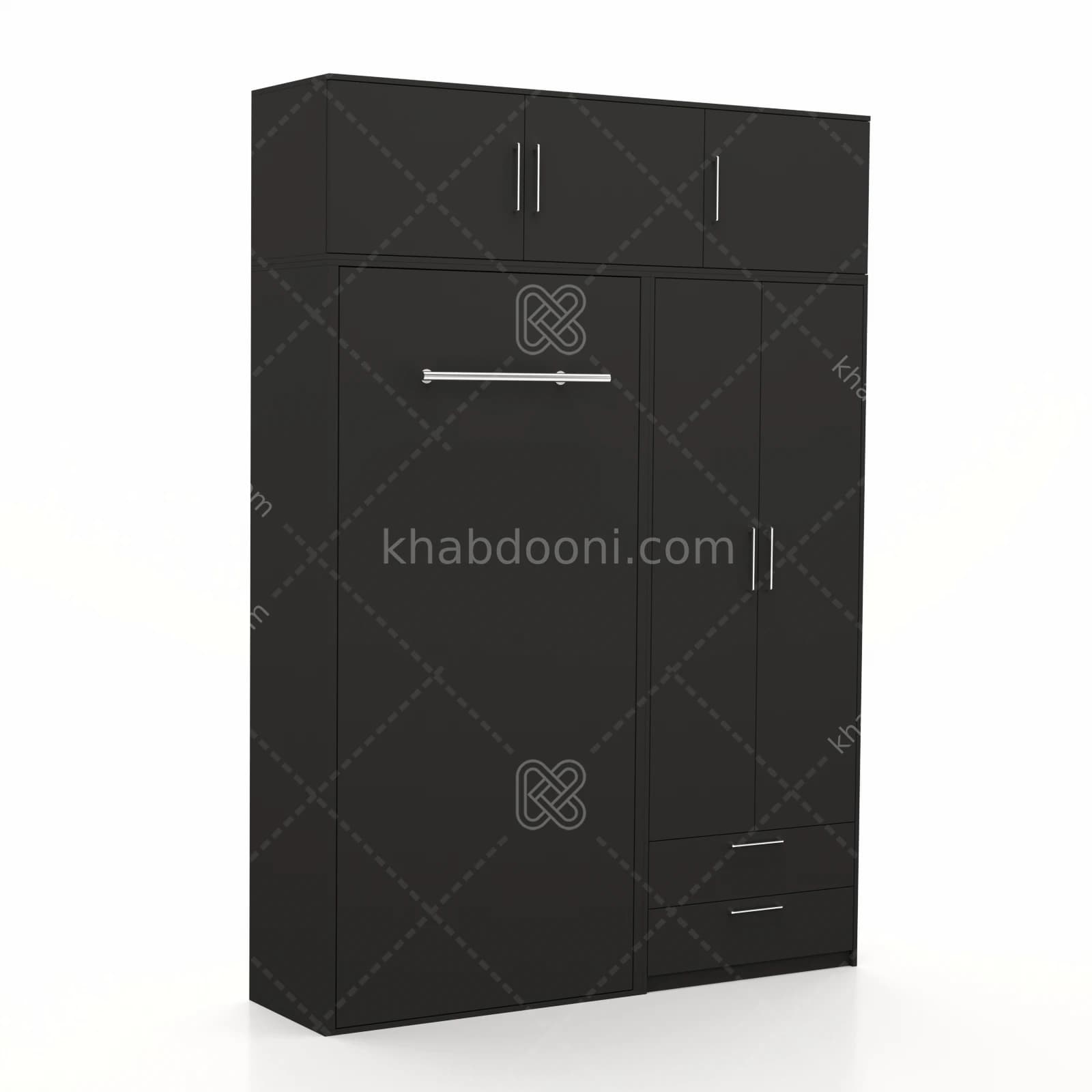 تخت تاشو عمودی تک نفره طول 185 کد 118 — تصویر ۸