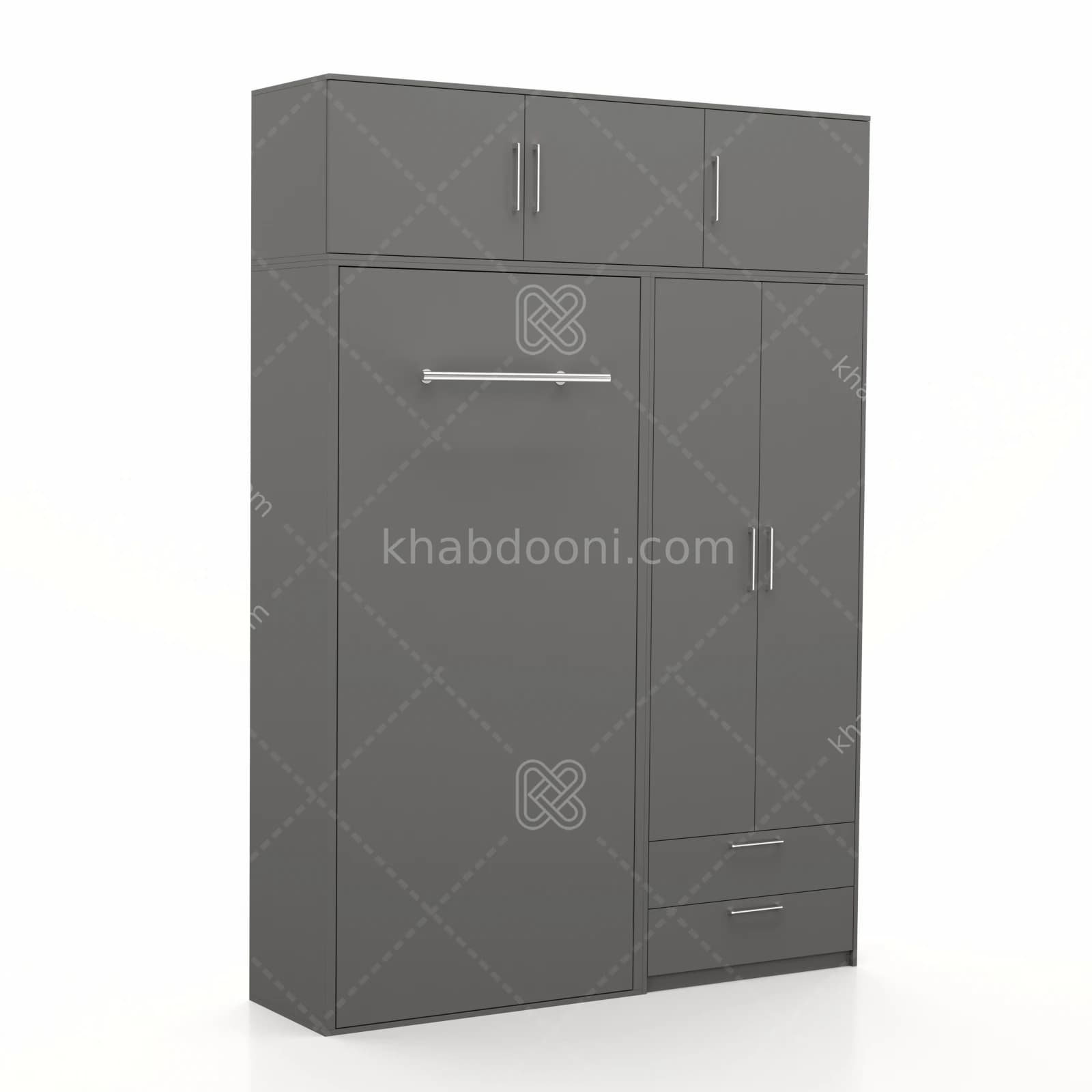 تخت تاشو عمودی تک نفره طول 185 کد 118 — تصویر ۷