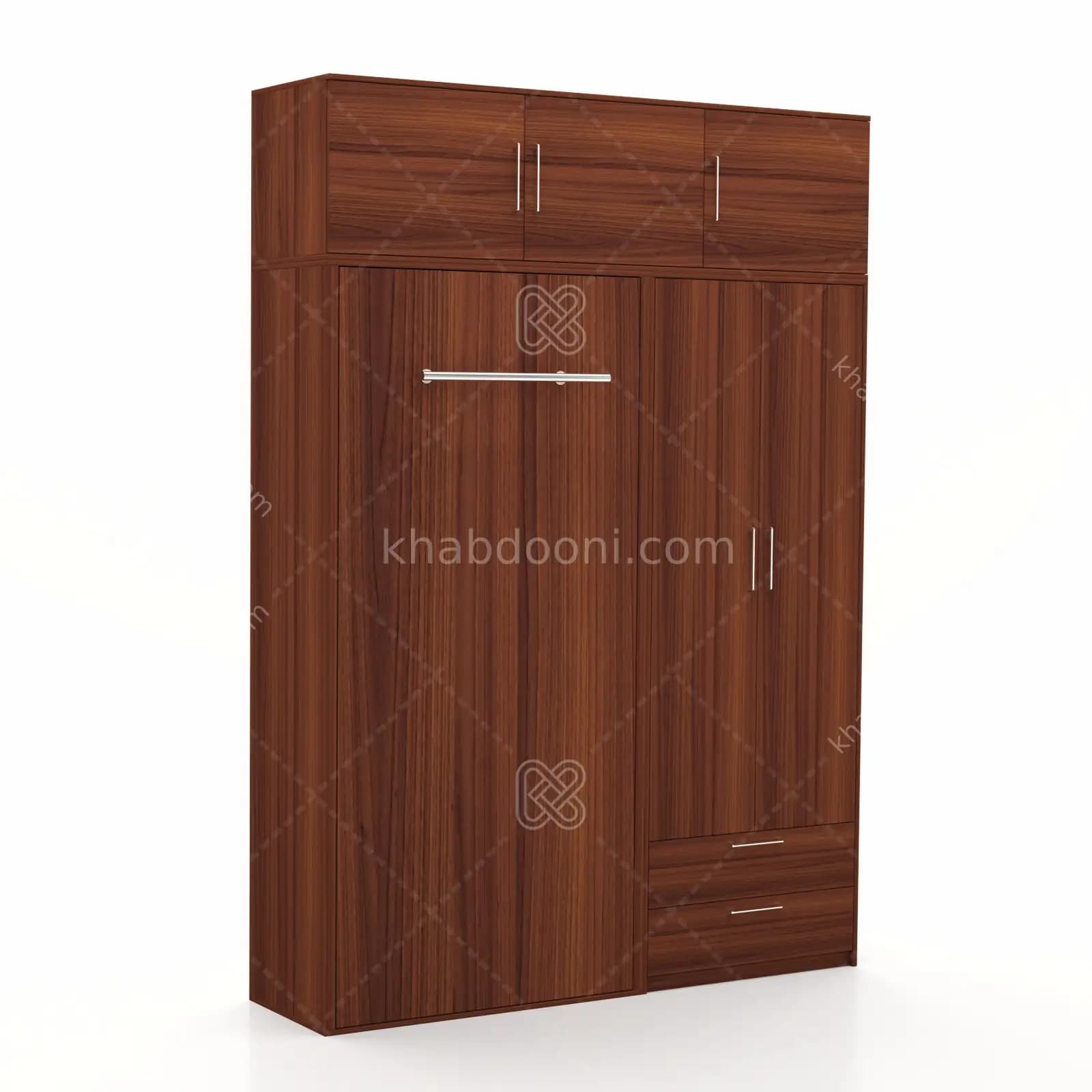 تخت تاشو عمودی تک نفره طول 185 کد 118 — تصویر ۵