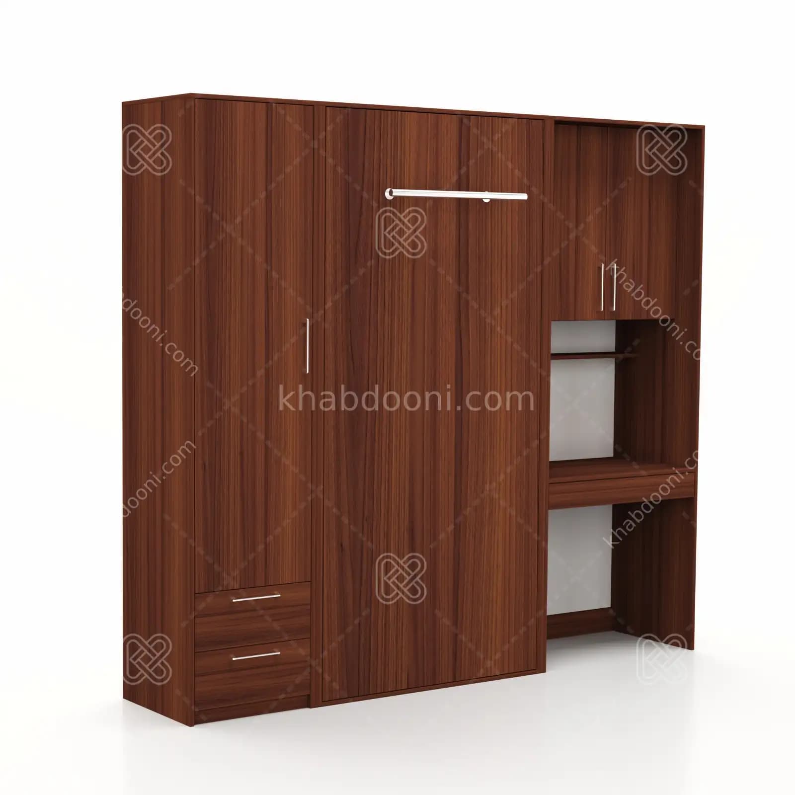 تخت تاشو عمودی تک نفره طول 235 کد 115 — تصویر ۵
