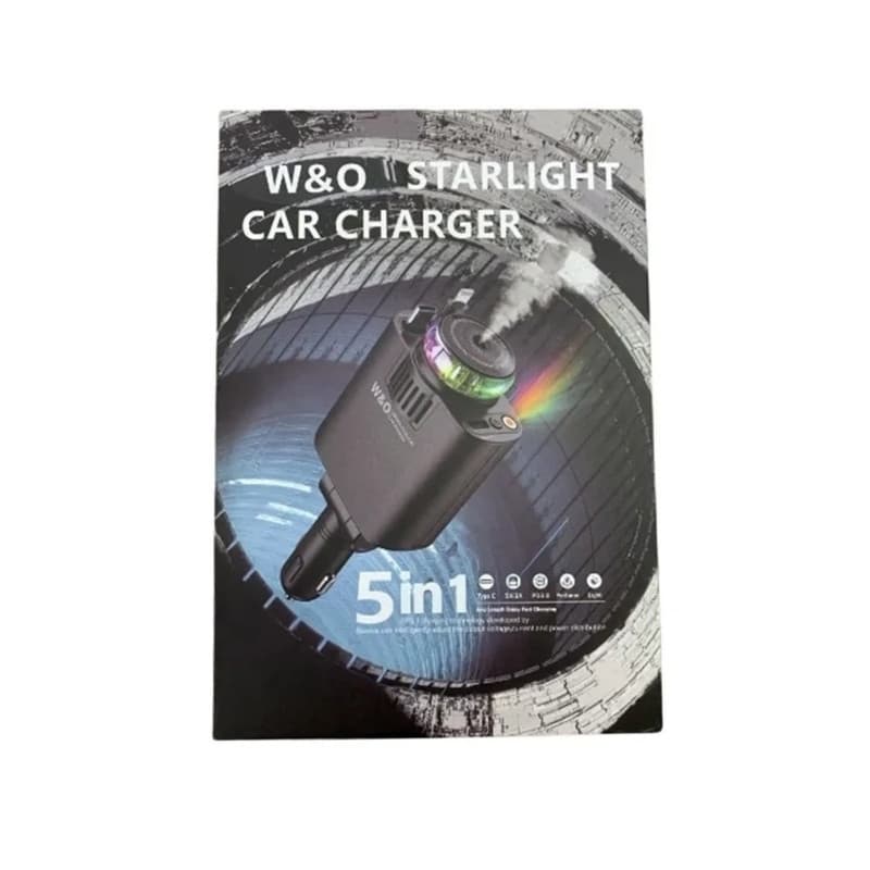 شارژر فندکی ۴۵ وات ۳ پورت مدل W&O — تصویر ۸
