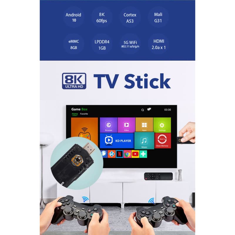 اندروید باکس مدل Game Box 8K Ultra HD — تصویر ۲