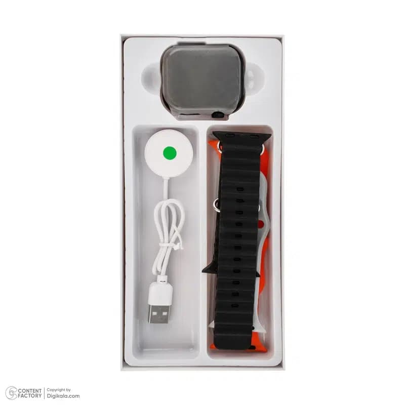 ساعت هوشمند کیوکویر مدل KW25 MAX series 10 با سه بند — تصویر ۳
