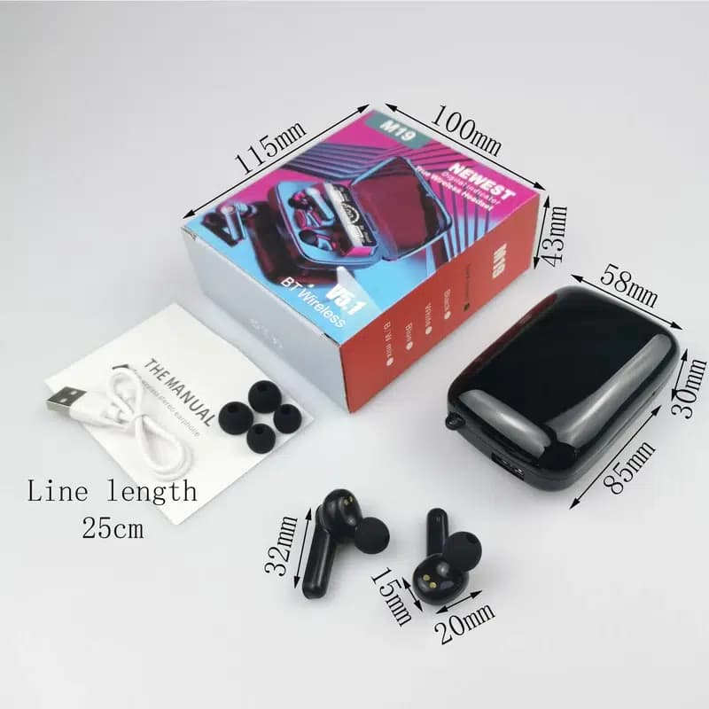 M19 NEWEST V5.3 BT Wireless(اصل) — تصویر ۳