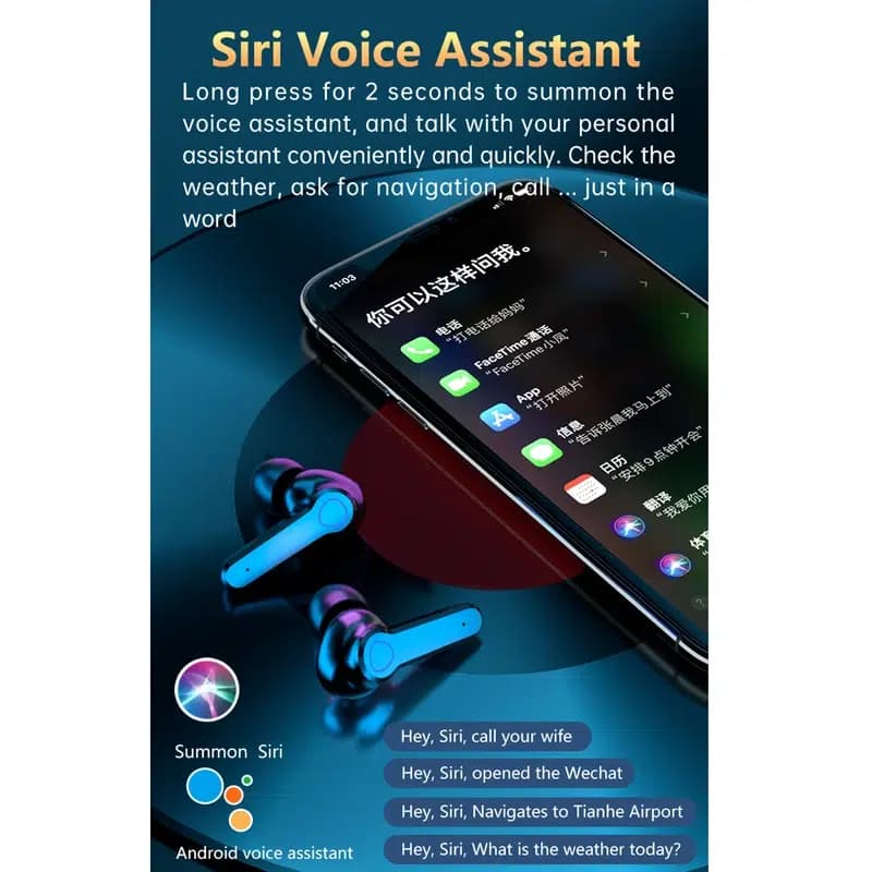 M19 NEWEST V5.3 BT Wireless(اصل) — تصویر ۵