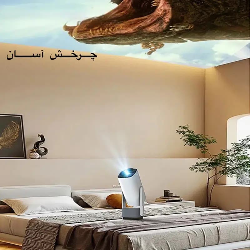 ویدئو پروژکتور اندرویدی مدل شارژی کد K2 – اصل (گارانتی اورجینال) — تصویر ۴