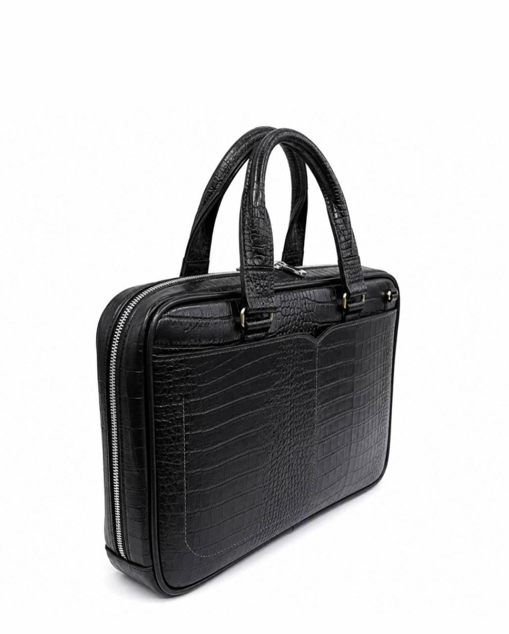 کیف اداری مدل ابرویی چرم طبیعی گاوی