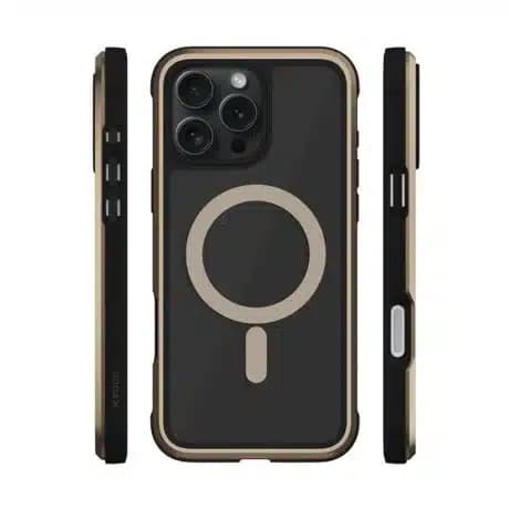 قاب KDOO مگ سیف مدل Mag Ares sport مناسب برای iphone 16 pro | رنگ تیتانیوم دیزرت — تصویر ۳