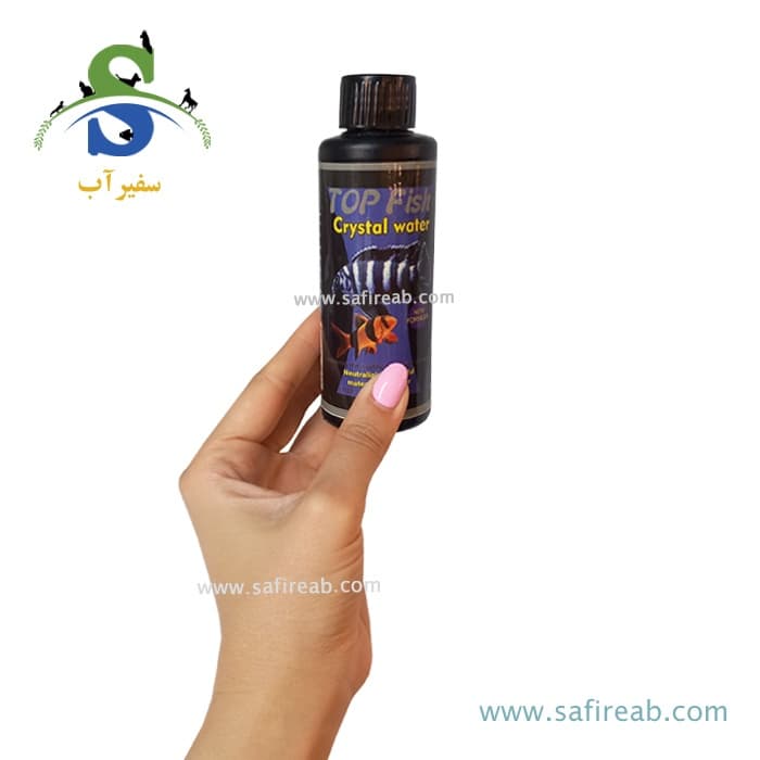 محلول شفاف کننده آب آکواریوم تاپ فیش – 100ml — تصویر ۲