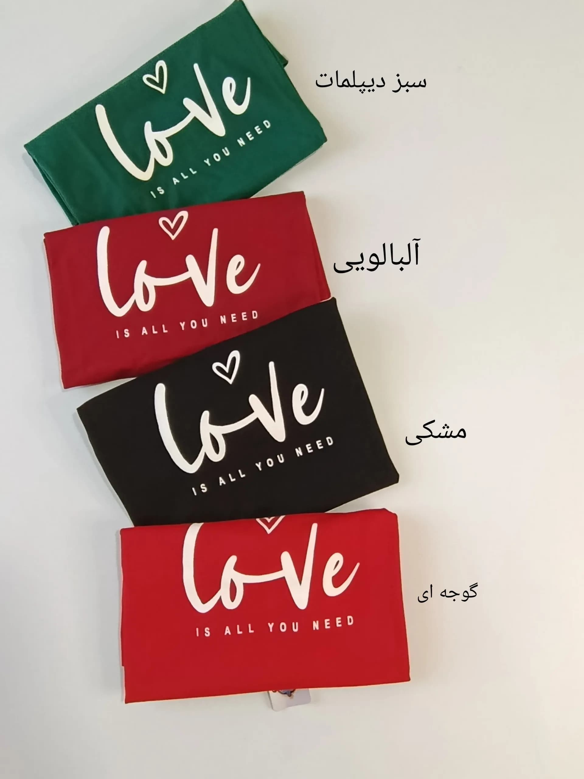 تیشرت زنانه قواره دار LOVE💕 — تصویر ۷